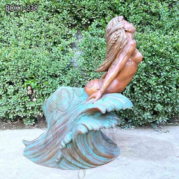 mermaid statues for gardens-YouFine sculpture
