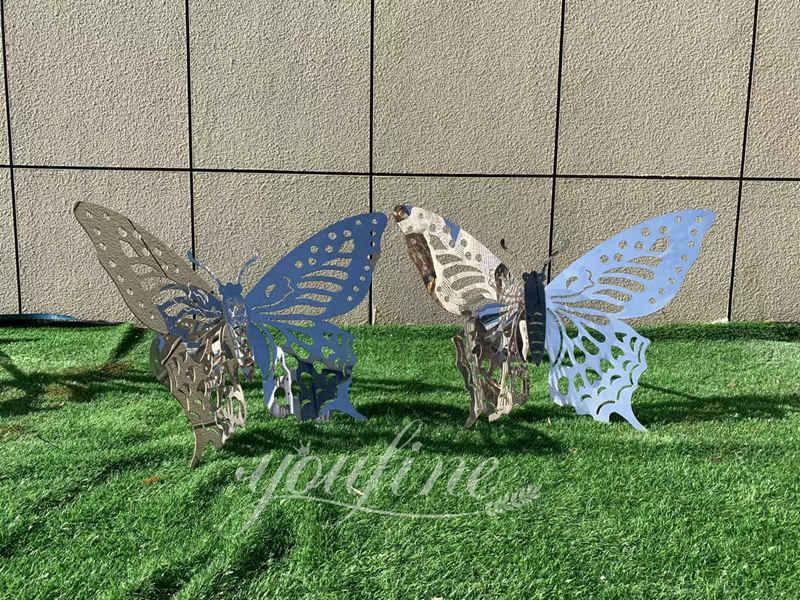 metal butterfly sculpture - YouFine Sculpture