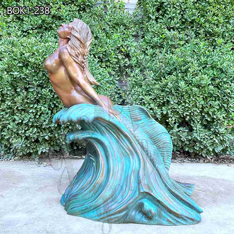 Garden Bronze Mermaid Statues Outdoor Factory Supplier BOK1238