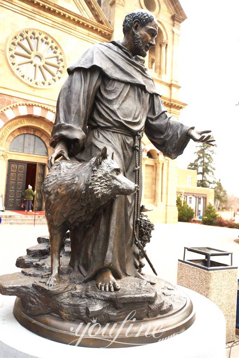 st francis patron saint of animals-YouFine Sculpture