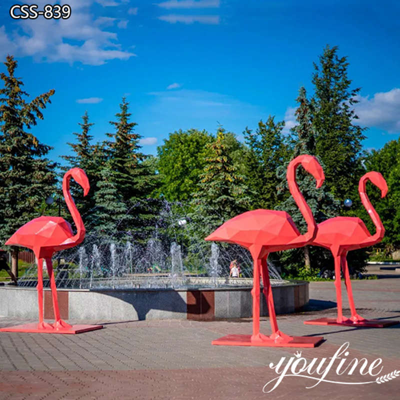 tall flamingo statue - YouFine Sculpture