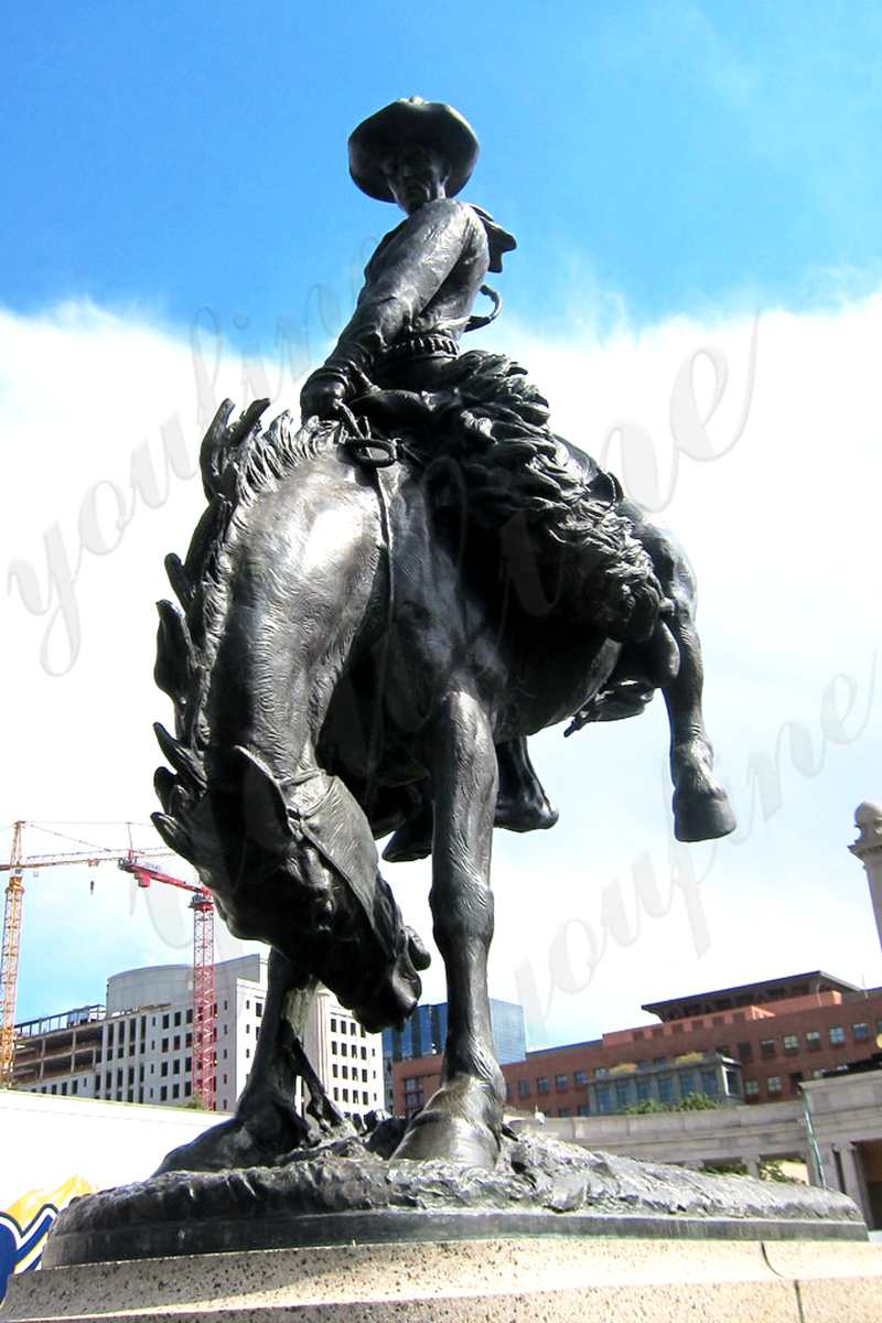 the bronco buster statue-YouFine Sculpture