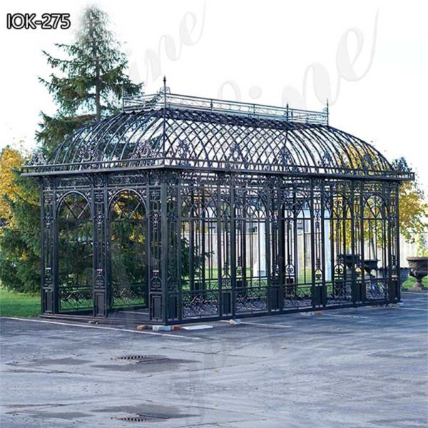 victorian wrought iron gazebo-YouFine Sculpture