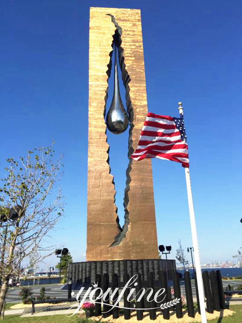 9 11 teardrop memorial-YouFine Sculpture