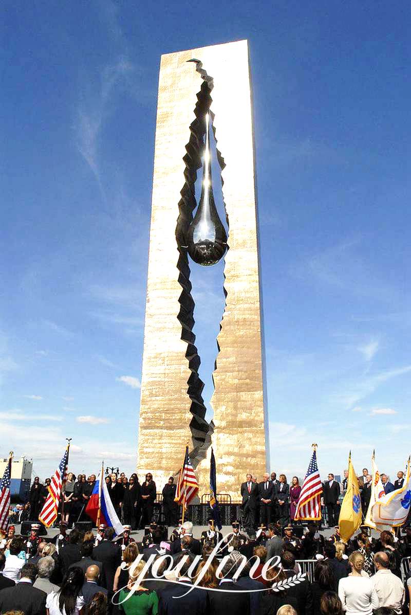 911 teardrop memorial looks like-YouFine Sculpture