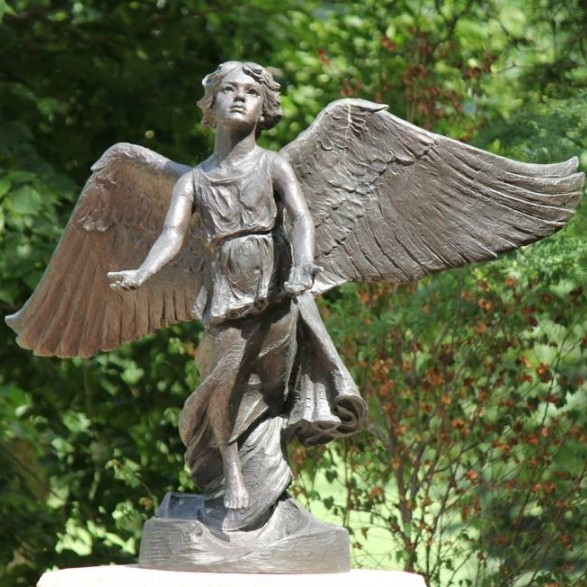 Bronze Angel of hope statue