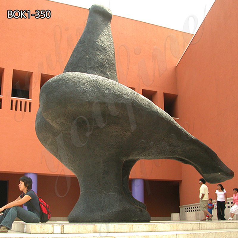 Giant Abstract Bronze Statue Dove of Peace Monument Supplier BOK1350