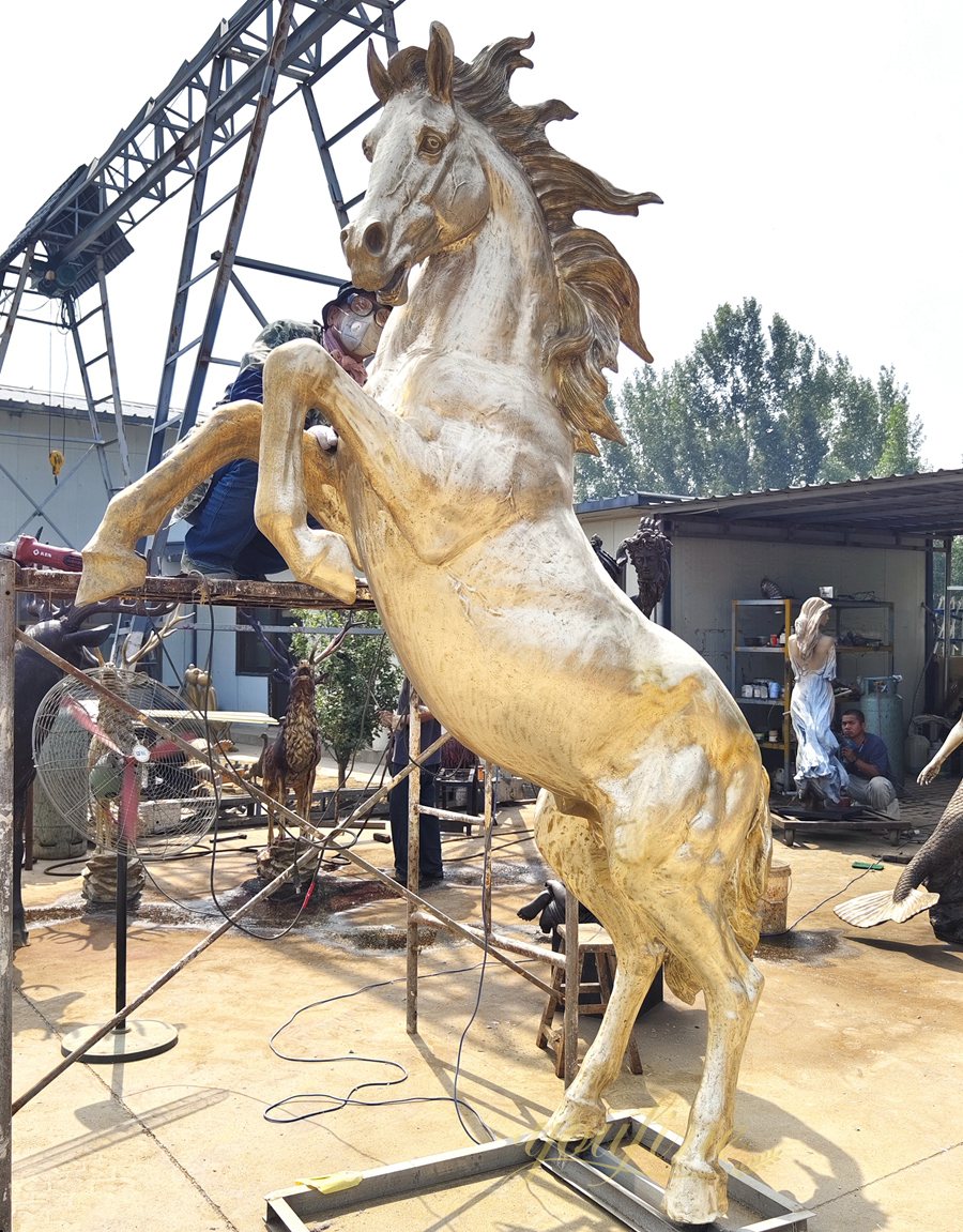 Life Size Bronze Horse Statue art