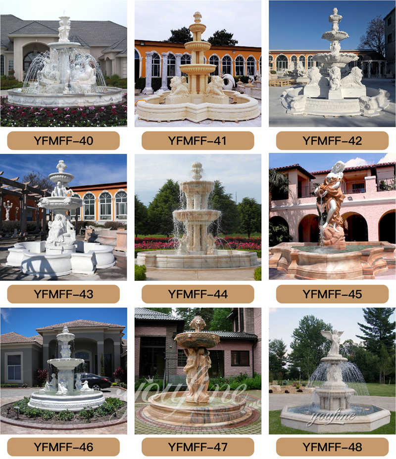Marble Fountain For Garden - YouFine Sculpture