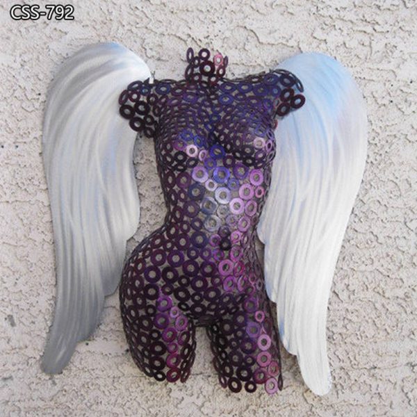 Metal Welding Art Angel Washer Sculpture for Wall CSS-792