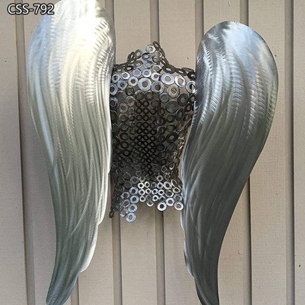 Metal Welding Art Angel Washer Sculpture for Wall CSS-792