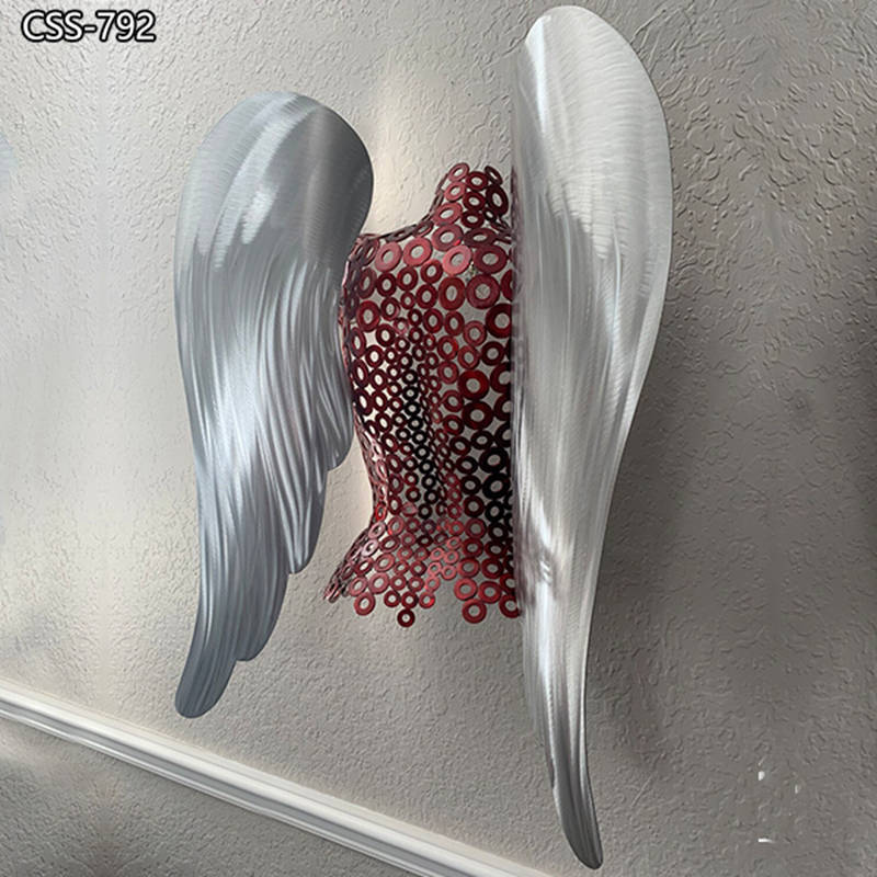 Metal Welding Art Angel Washer Sculpture for Wall CSS-792