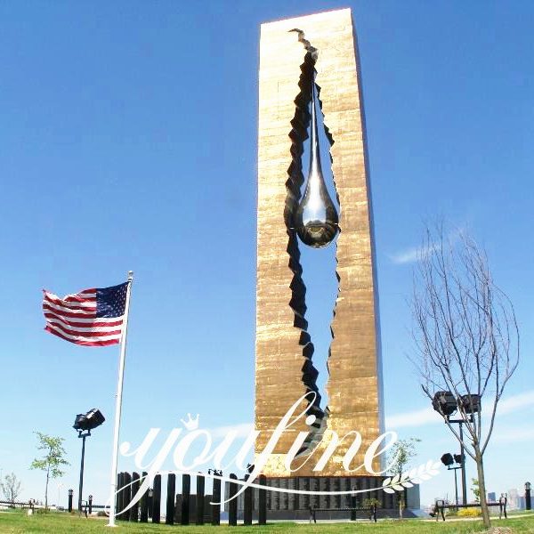 bayonne new jersey 9 11 teardrop memorial-YouFine Sculpture