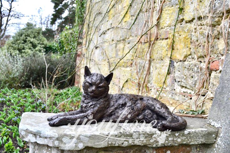 cat sculptures for the garden-YouFine Sculpture