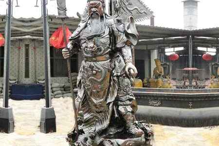 Bronze Chinese God of War Guan Yu Statue for Sale BOK1-140