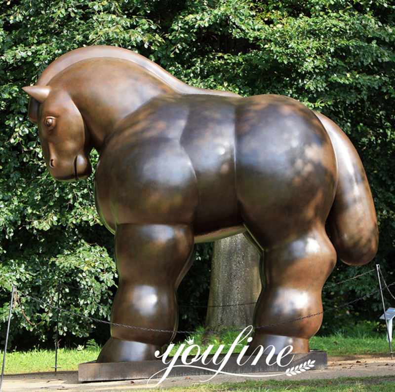 fernando botero fat horse statue-YouFine Sculpture