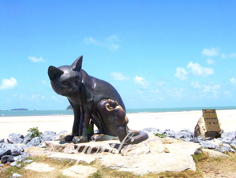 life size cat statue-YouFine Sculpture