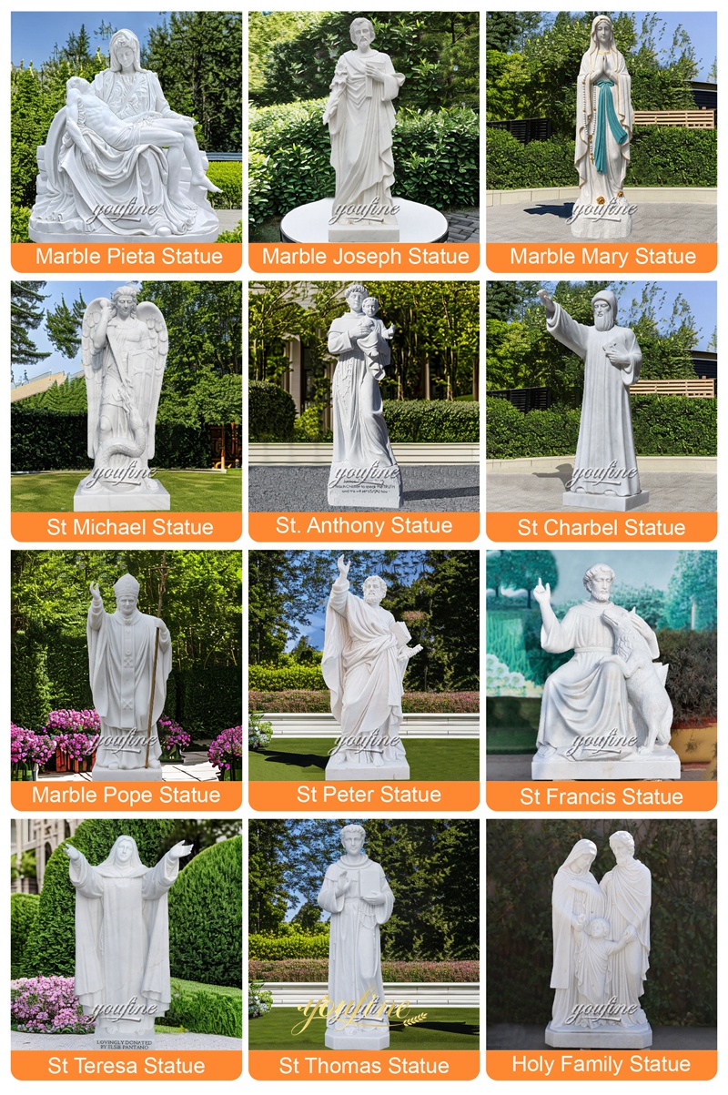 marble Saint statues