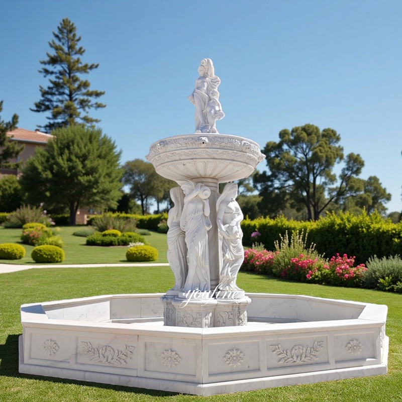 Baby and Five Woman Statue Water Fountain MOK1-063