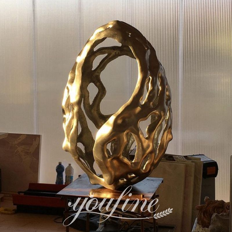 metal abstract globe sculptures-YouFine Sculpture