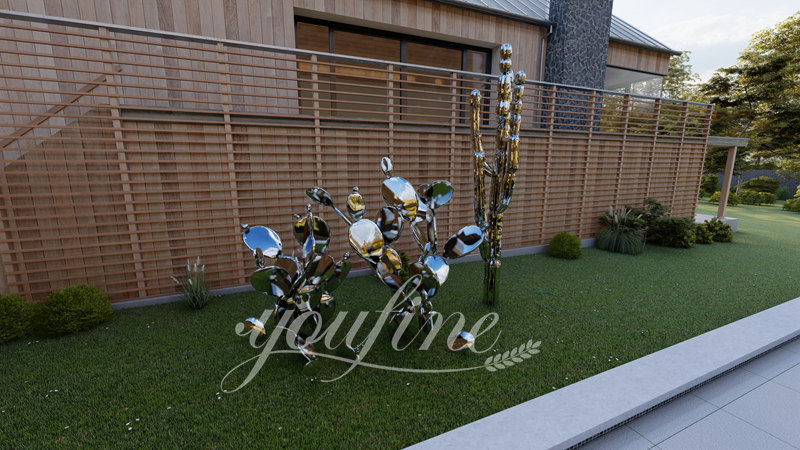 metal cactus garden sculpture - YouFine sculpture