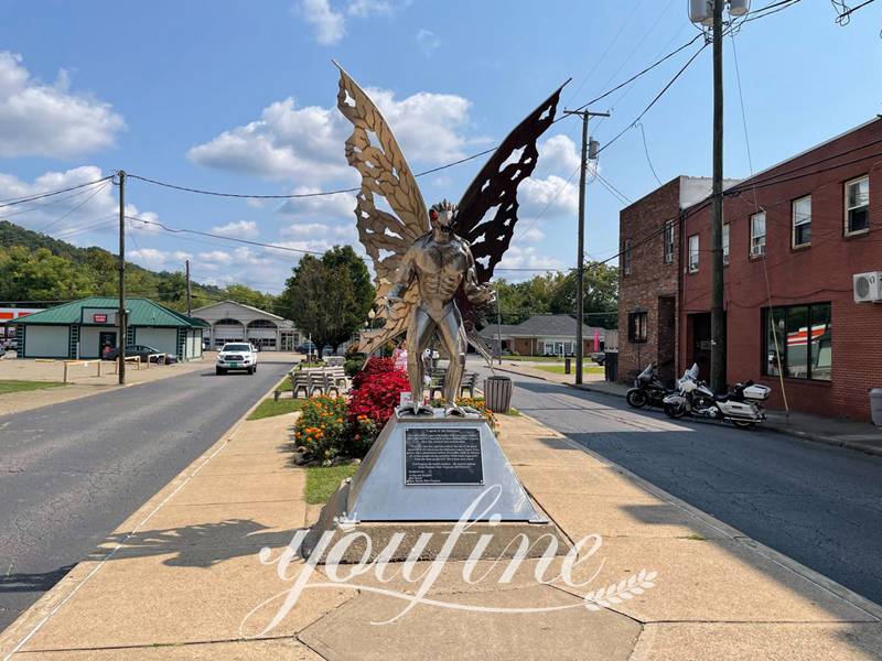 mothman sculpture back-YouFine Sculpture