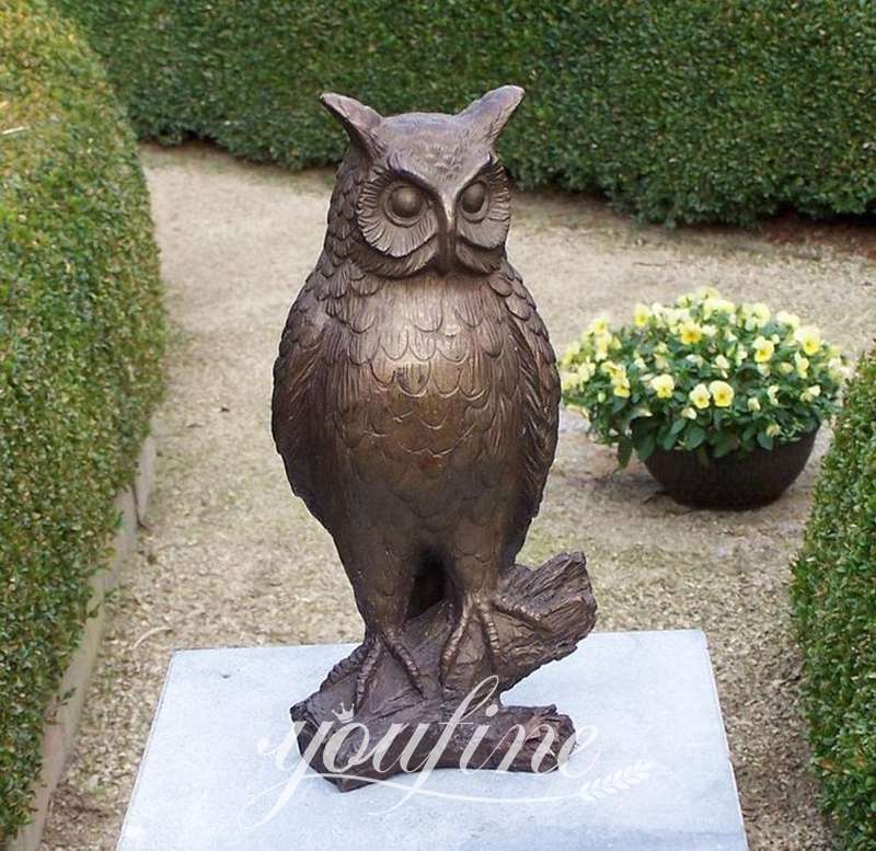 owl statue for garden-YouFine Sculpture