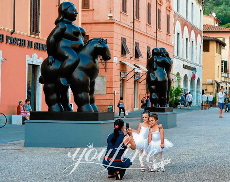 woman on Horse Sculpture-YouFine Sculpture
