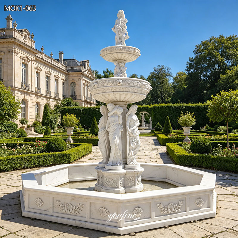 Marble Standing Woman Water Feature MOK1-063
