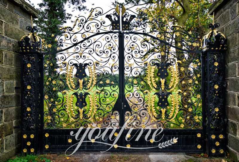 wrought iron gates prices-YouFine Sculpture