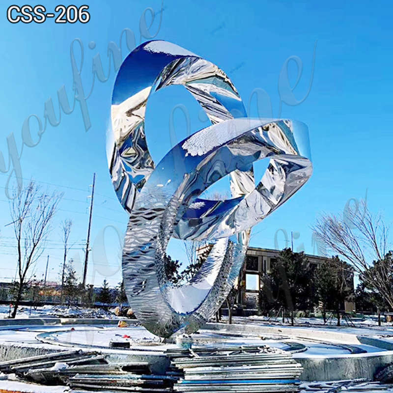 Best Stainless Steel Modern Abstract Sculpture for Sale