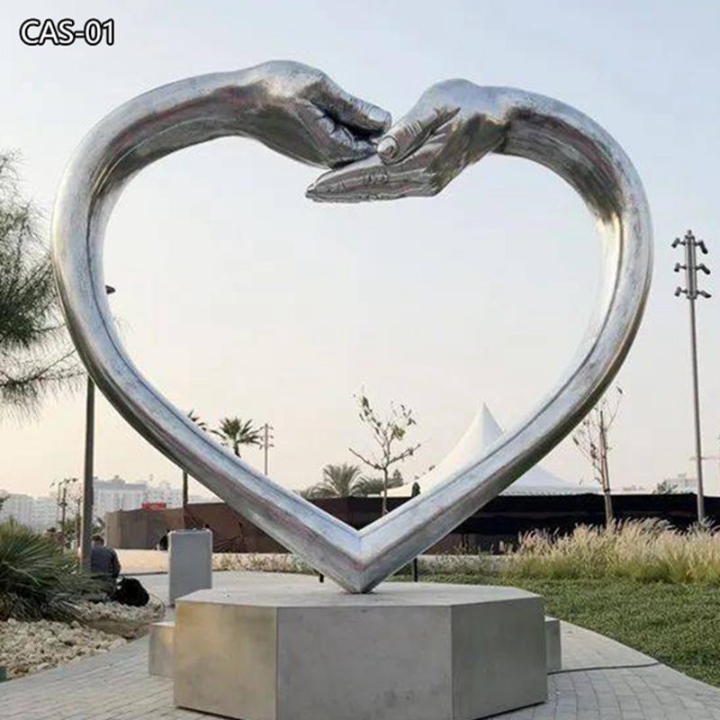 Cast Aluminum Sculpture Giant Hand Outdoor Art Installation CAS-01