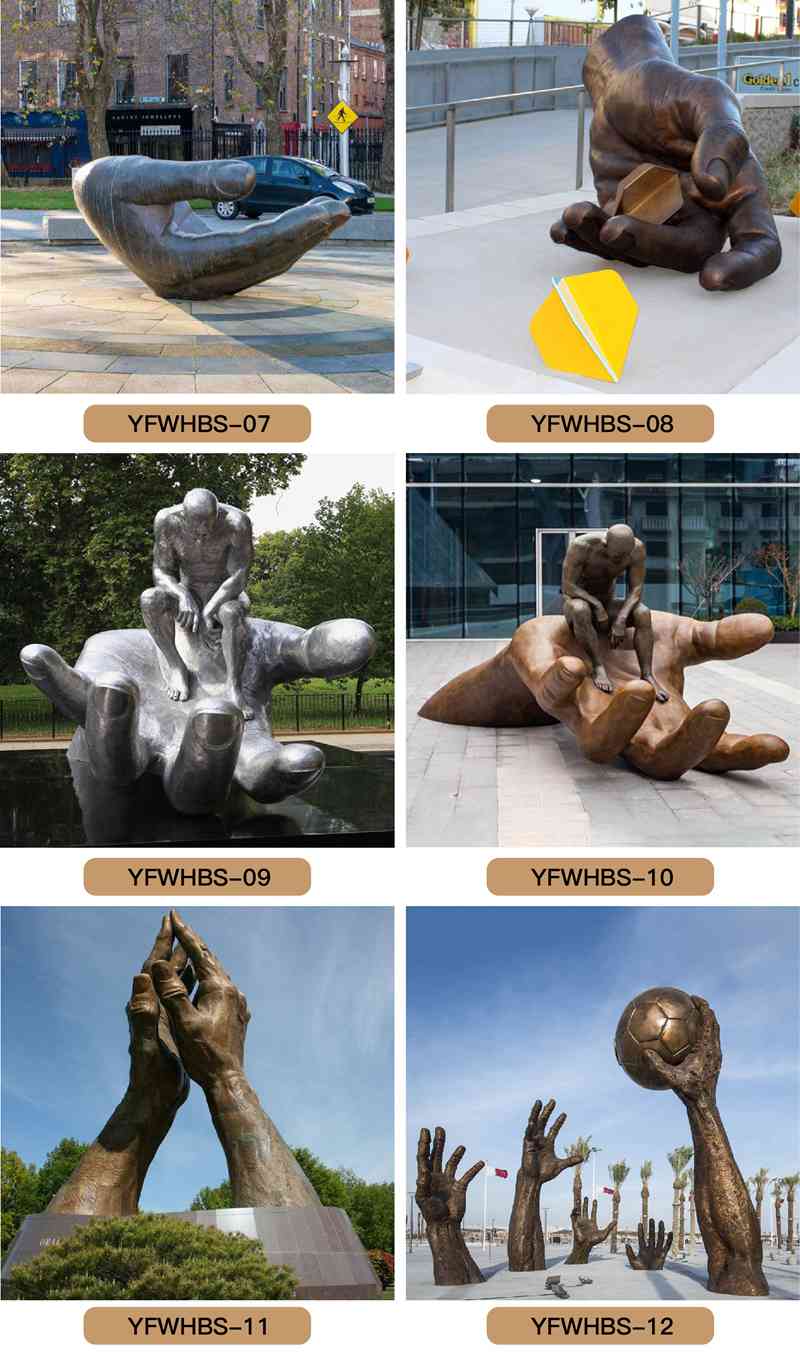 Lorenzo Quinn Giant Hand sculpture - YouFine Sculpture
