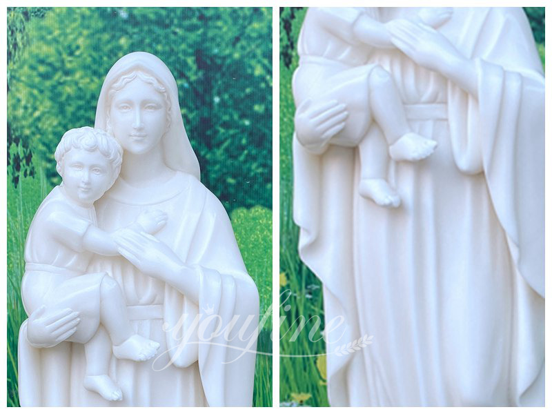 Mary and Baby Jesus Sculpture - YouFine Sculpture