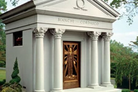 Private Cemetery White Marble Mausoleum for Sale MOK1-107