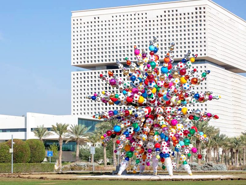 QNA green area education city statue-YouFine Sculpture