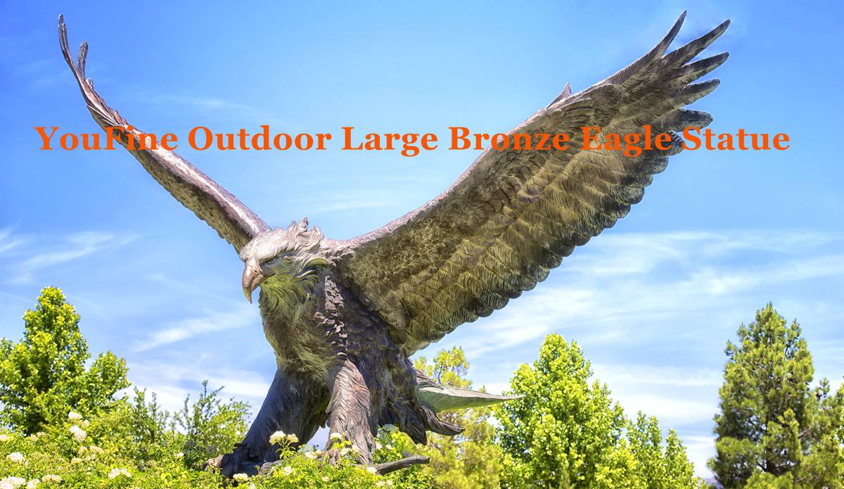 Outdoor Large Bronze Eagle Statue for SaleYouFine Sculpture