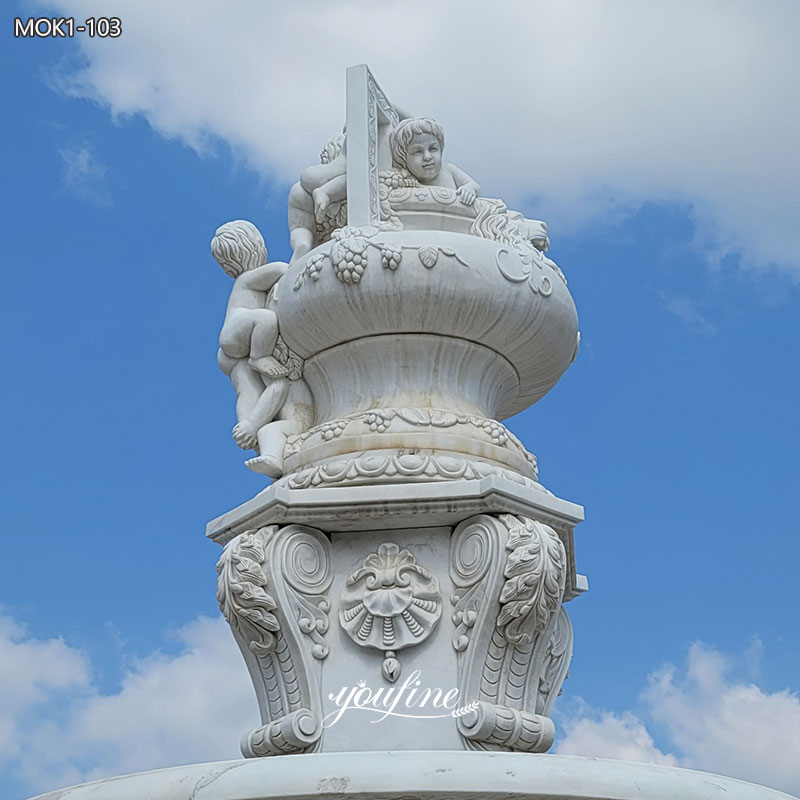 extra large outdoor water fountain details