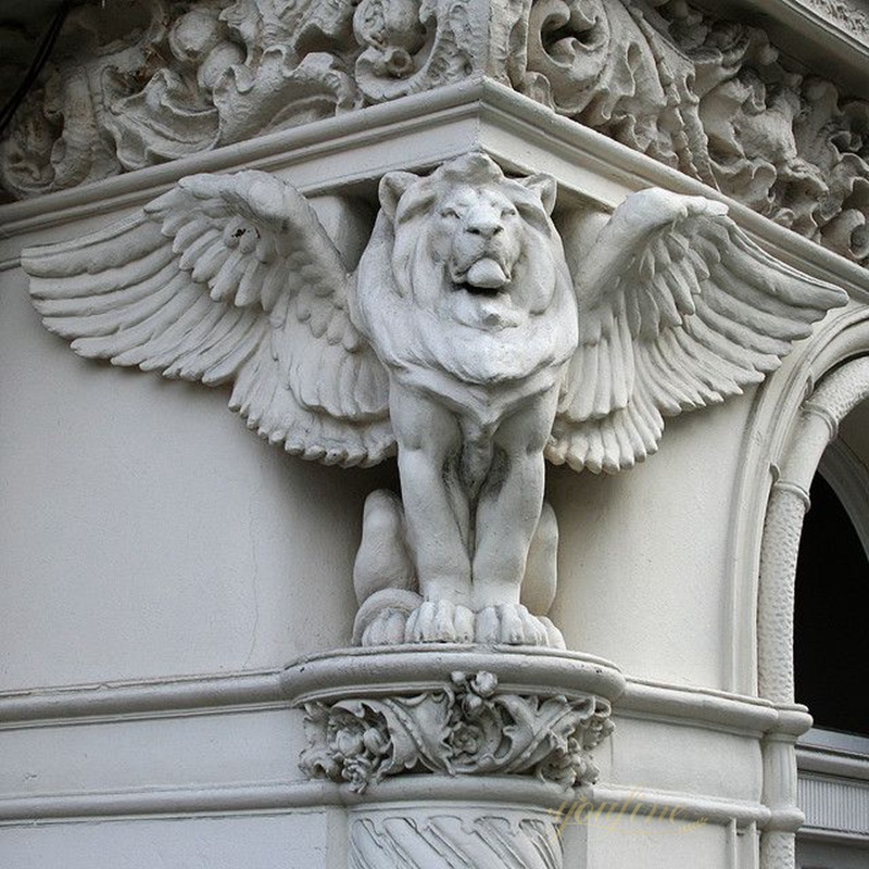 lion with wings statue 