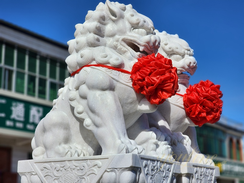 marble Chinese lion