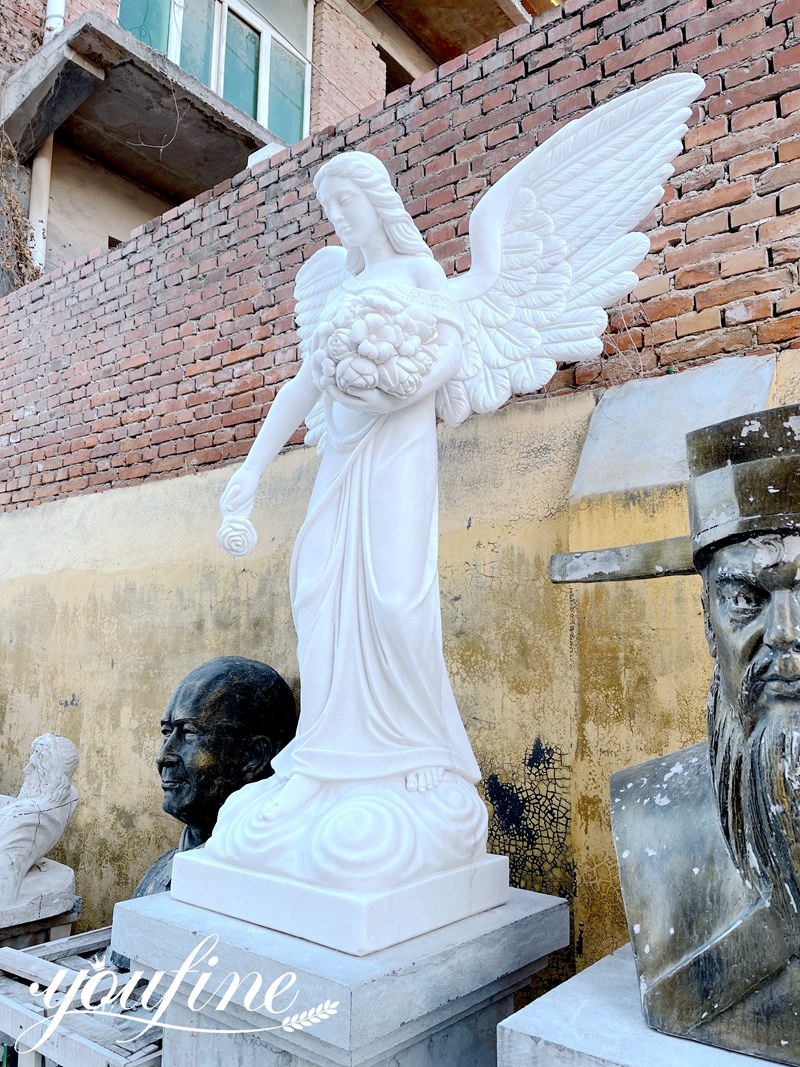 marble angel sculpture