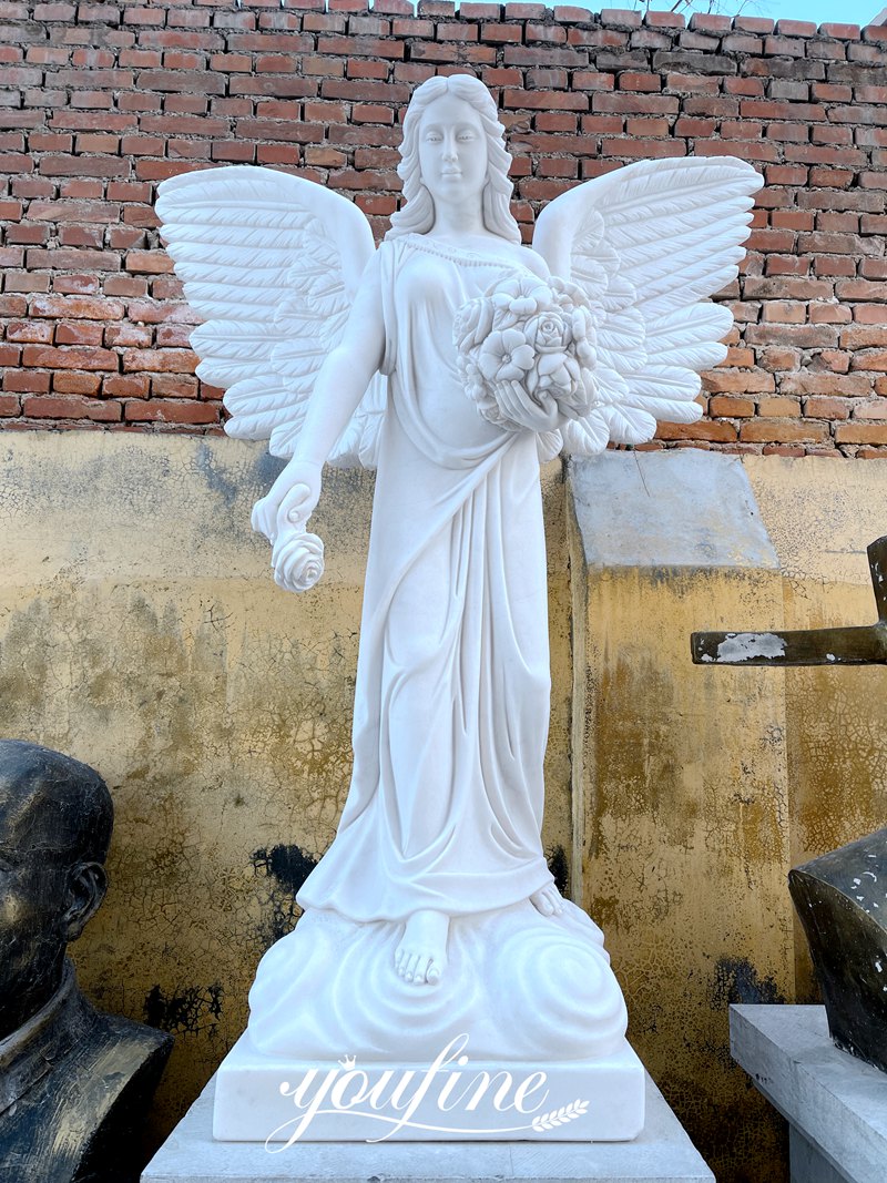 marble angel statue