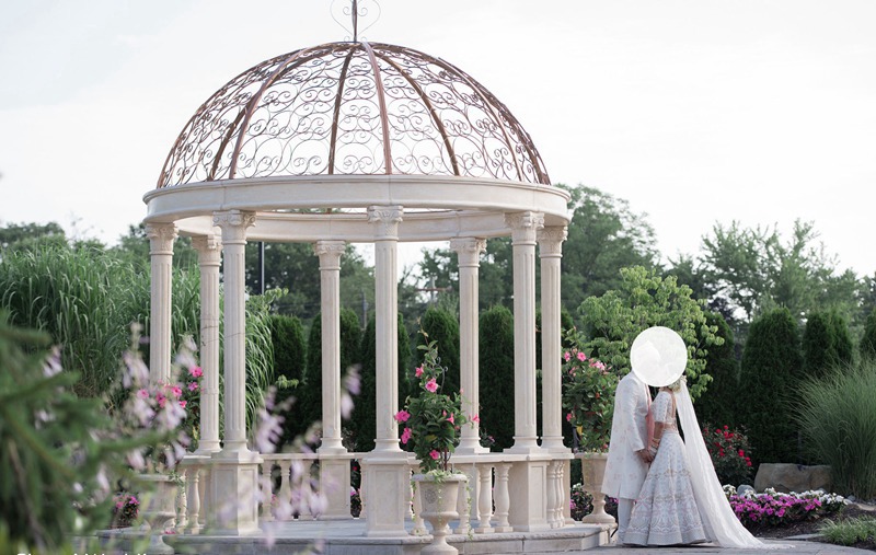 marble column gazebo - YouFine Sculpture