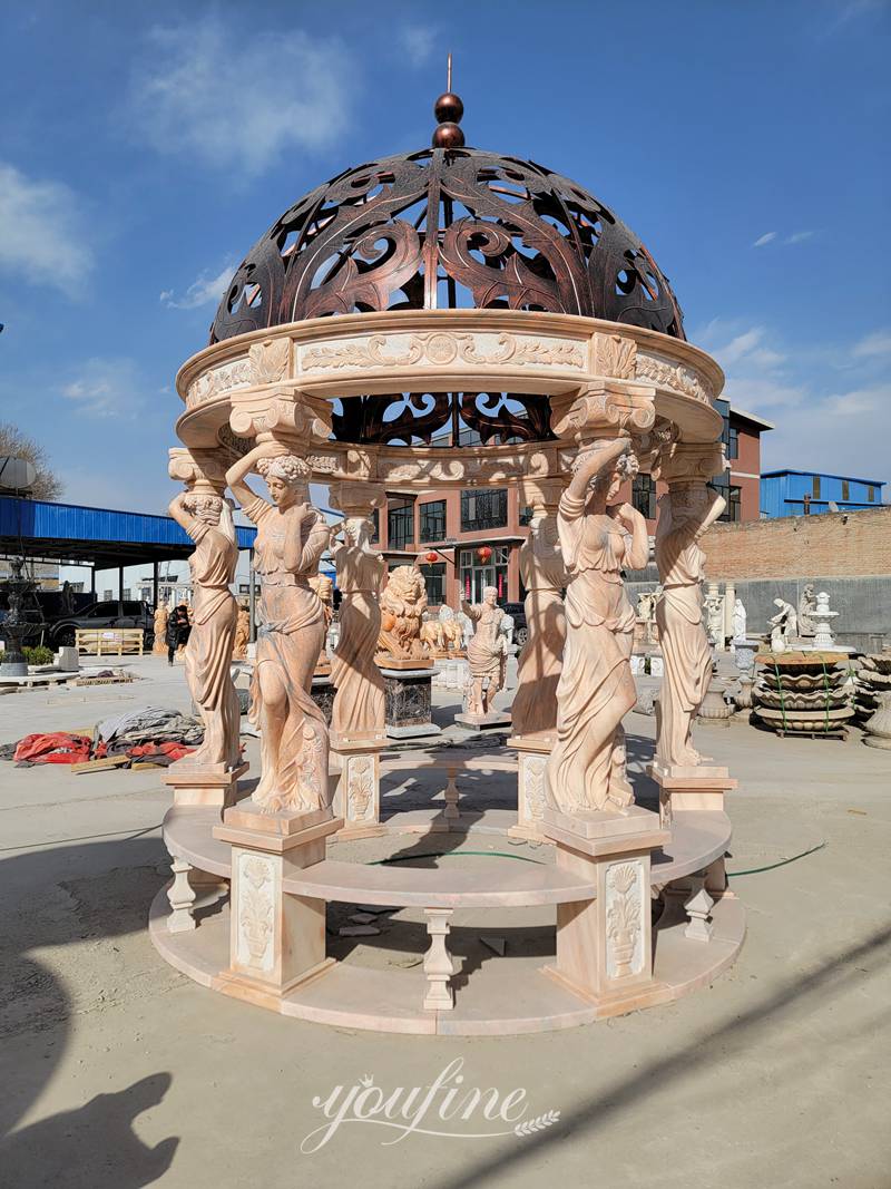 marble garden gazebo - YouFine Sculpture