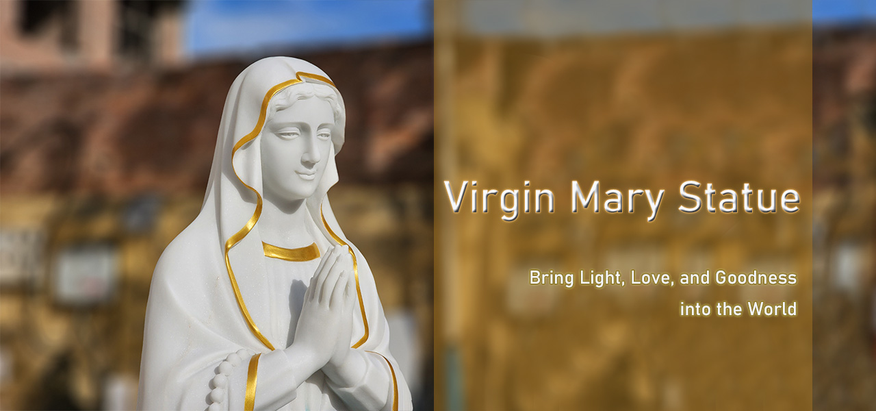 marble virgin mary statues