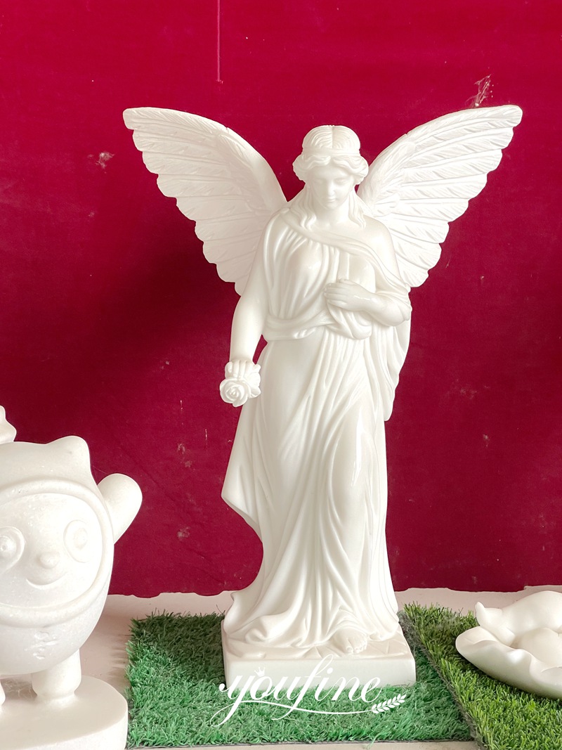 outdoor marble angel