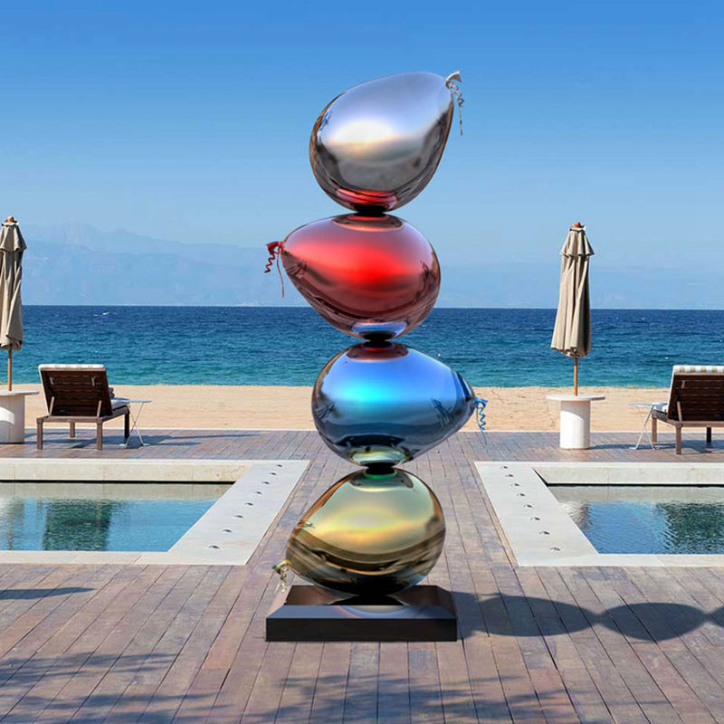 painted metal sculpture - YouFine Sculpture