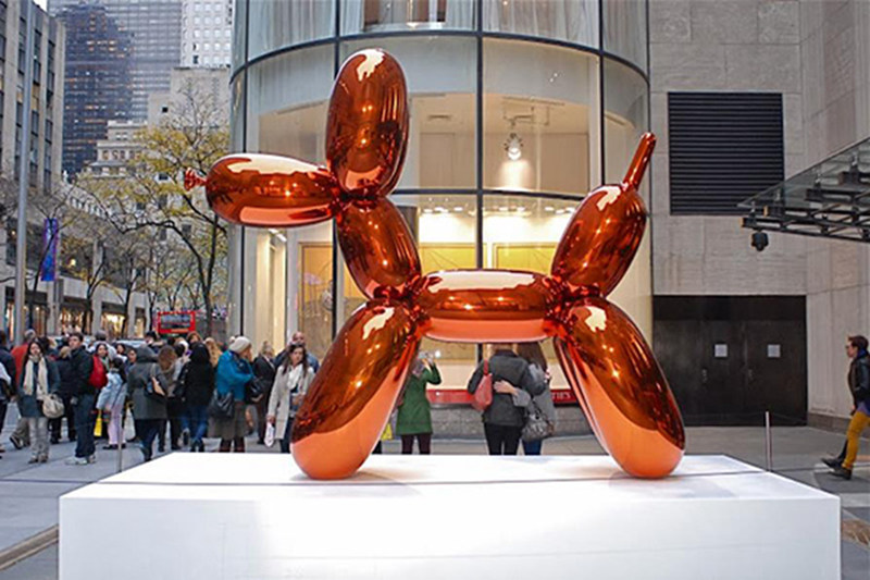 painted metal sculpture - YouFine Sculpture