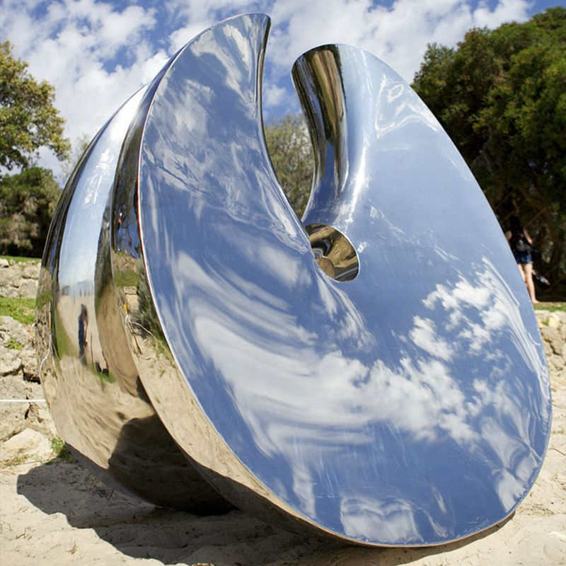 polished stainless steel sculpture - YouFine Sculpture 