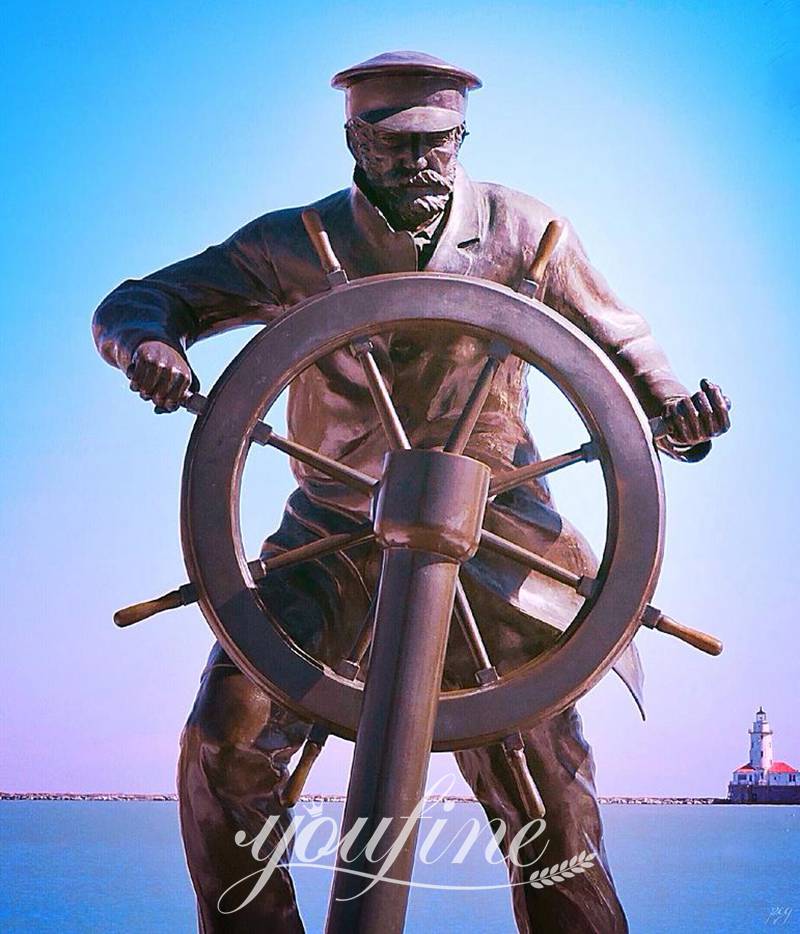 sea captain figure sculpture-YouFine Sculpture